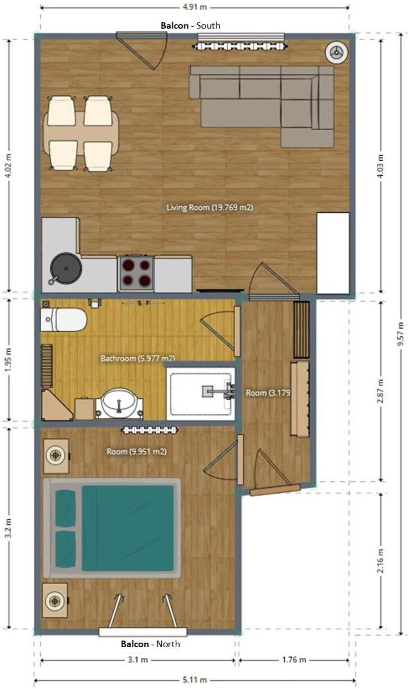 Tourist House Capricorn Apartman Bled Szoba fotó